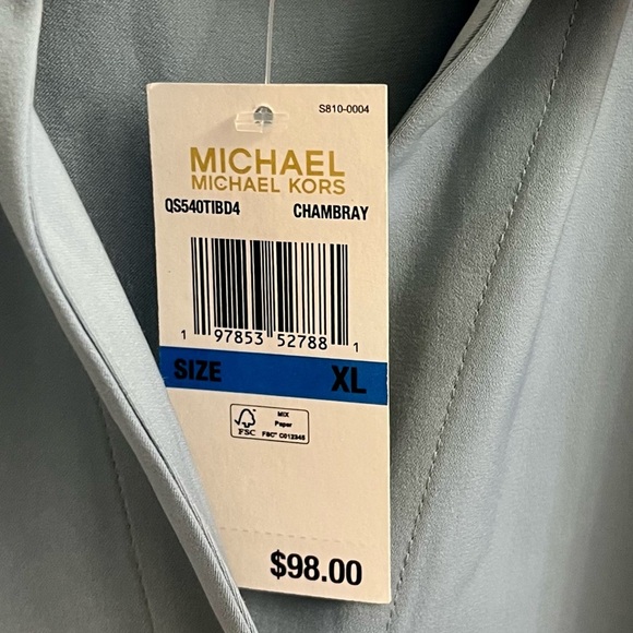 Michael Kors Relaxed Fit Blouse NWT - Picture 6 of 6